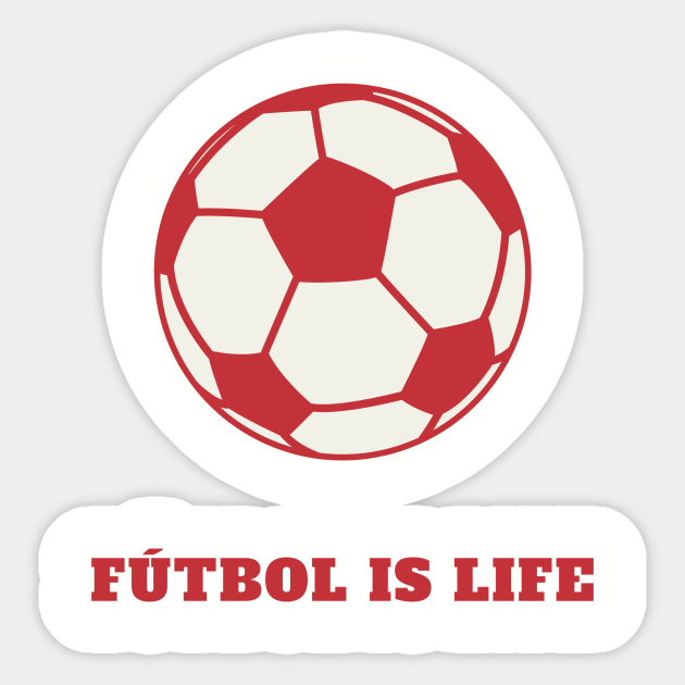 Futbol is Life Lasso Ted Lasso Sticker TeePublic